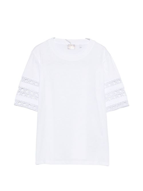 T-shirt donna maniche corte con ricamo EMME Marella | APE001